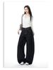 Women's Non-Sticky Wide-Leg Jeans: Spring Loose, Curved Style, Slim-Fit Pants
