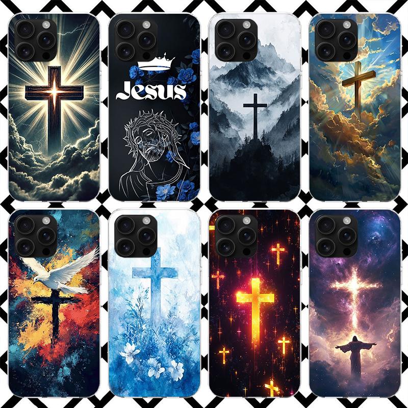 Jesus Bible Phone Case for iPhone 17 Air 16 16E 15 14 Plus 13 Mini 12 11 Pro Max 7 8 + SE 2020 Soft Cover Fundas 17 Air 16 16E 1