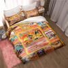Bedding sets featuring various Pokémon card designs and sizes—including soft duvet covers and pillowcases—suitable for teenagers