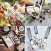 Premium Ice Cream Scoop, Stainless Steel with Trigger & Ergonomic Handle - One-Push Release