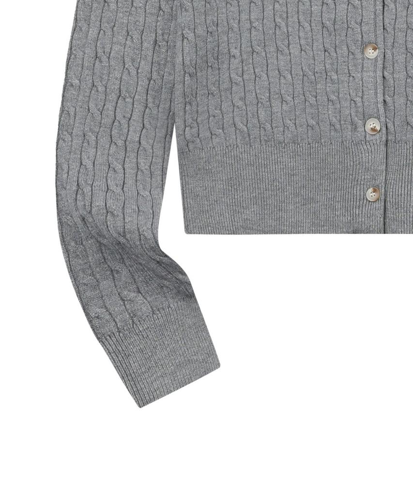 MUCENT Adian Button Crop Knit Cardigan (5 Colors)