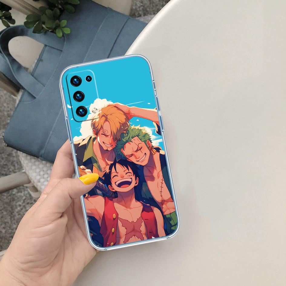 One Piece Art Transparent Phone Case for Motorola Moto G40 G04 G05 One Ace Action  Fusion + Plus Hyper Macro Vision Zoom