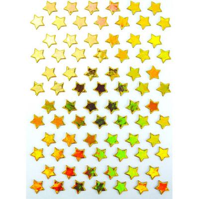 Golden Star Stickers 1.5 Cm 78 Pieces