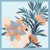 65cm Mulberry Silk Women's Professional Scarf - Digital Print, High-Grade Square Gift Scarf