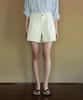 Siyajyu Sijn6030 Color Denim Shorts_Lemon Beige