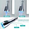 LED Display Nozzle Pull Out Sink Water Tap Adapter G1/2 Nozzle Bubble Spray And Jet Spray Fits Most Sprays Hoses Replacement