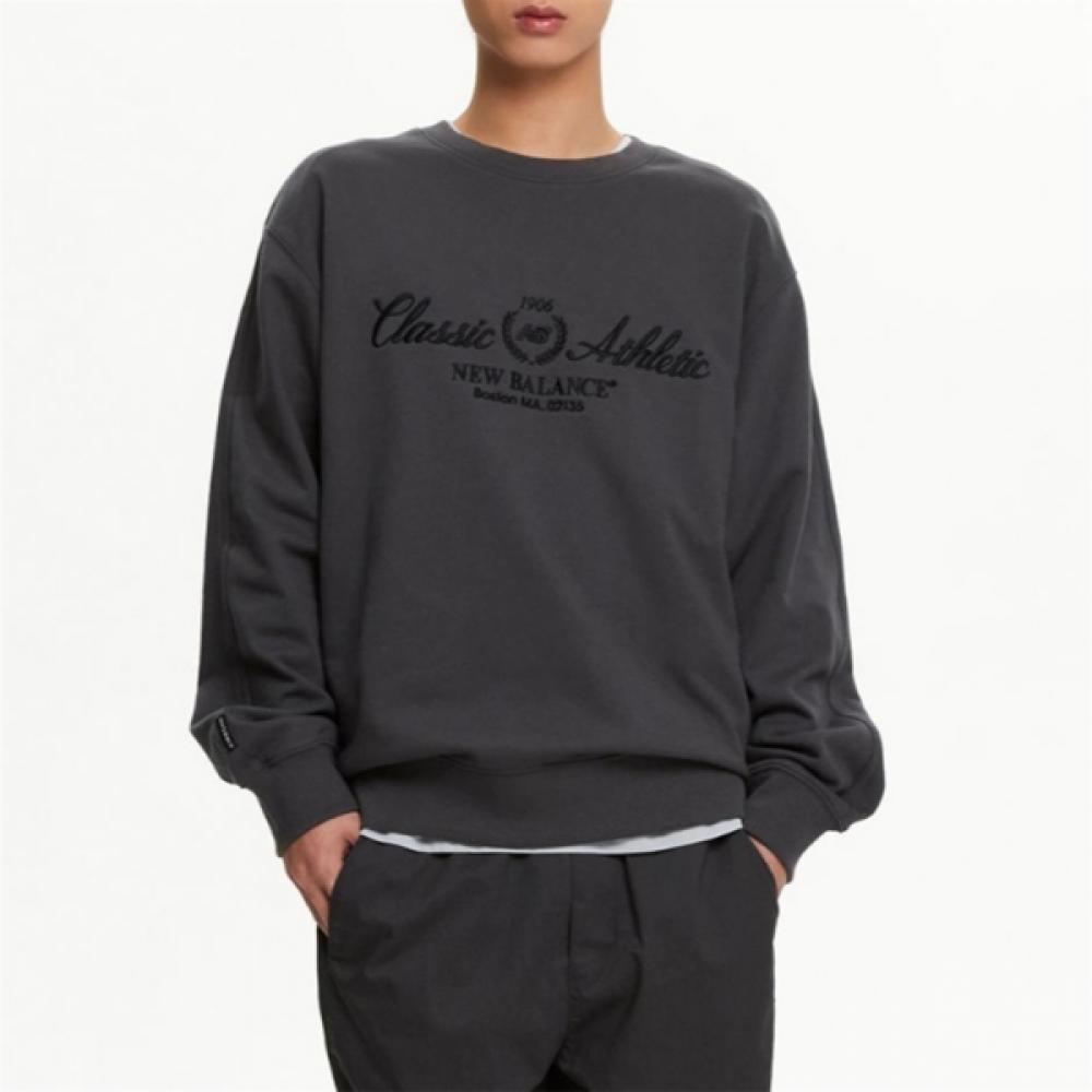 

New Balance Uni Heritage Round Men S SweatShirt B1 Nbncf11243 NBNCF11243 60/M