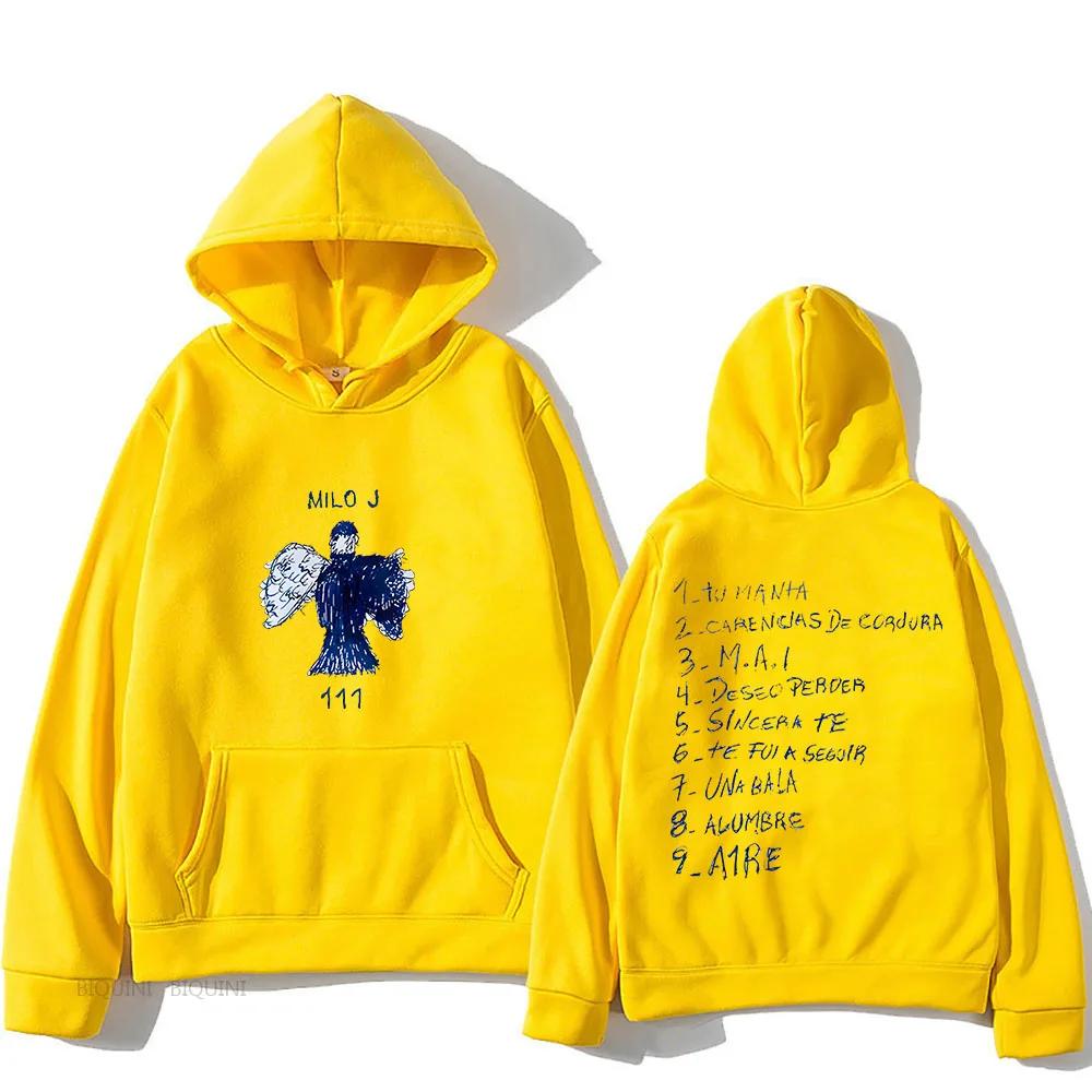 Milo J Kapuzenpullover mit Grafikdruck aus Wolle, Hip-Hop-Kapuzenpullover, Gothic-Punk-Kleidung, Sweatshirts