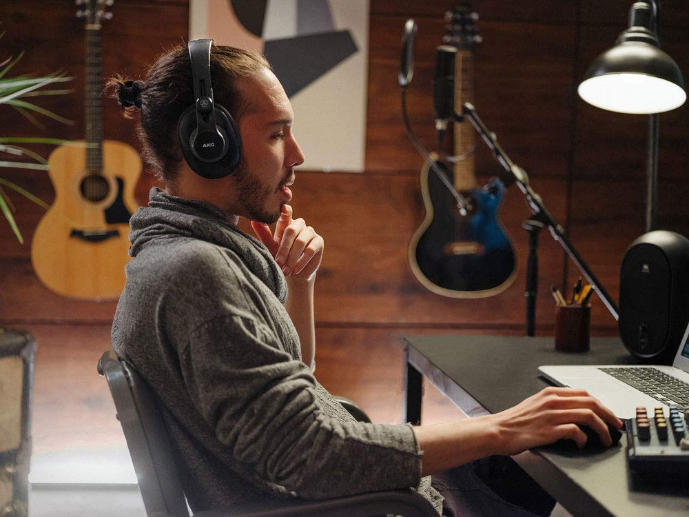 AKG Studio Monitor Warranty K371-Y3 Closed-Back Headphones, Hibino, 3-Year