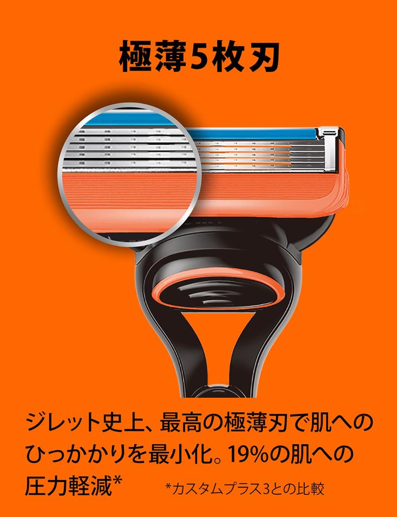 Gillette Fusion Manual Body 16 spare Shaving Gel 175ml Shaving Razor (with blades) + [Set Purchase] Men's