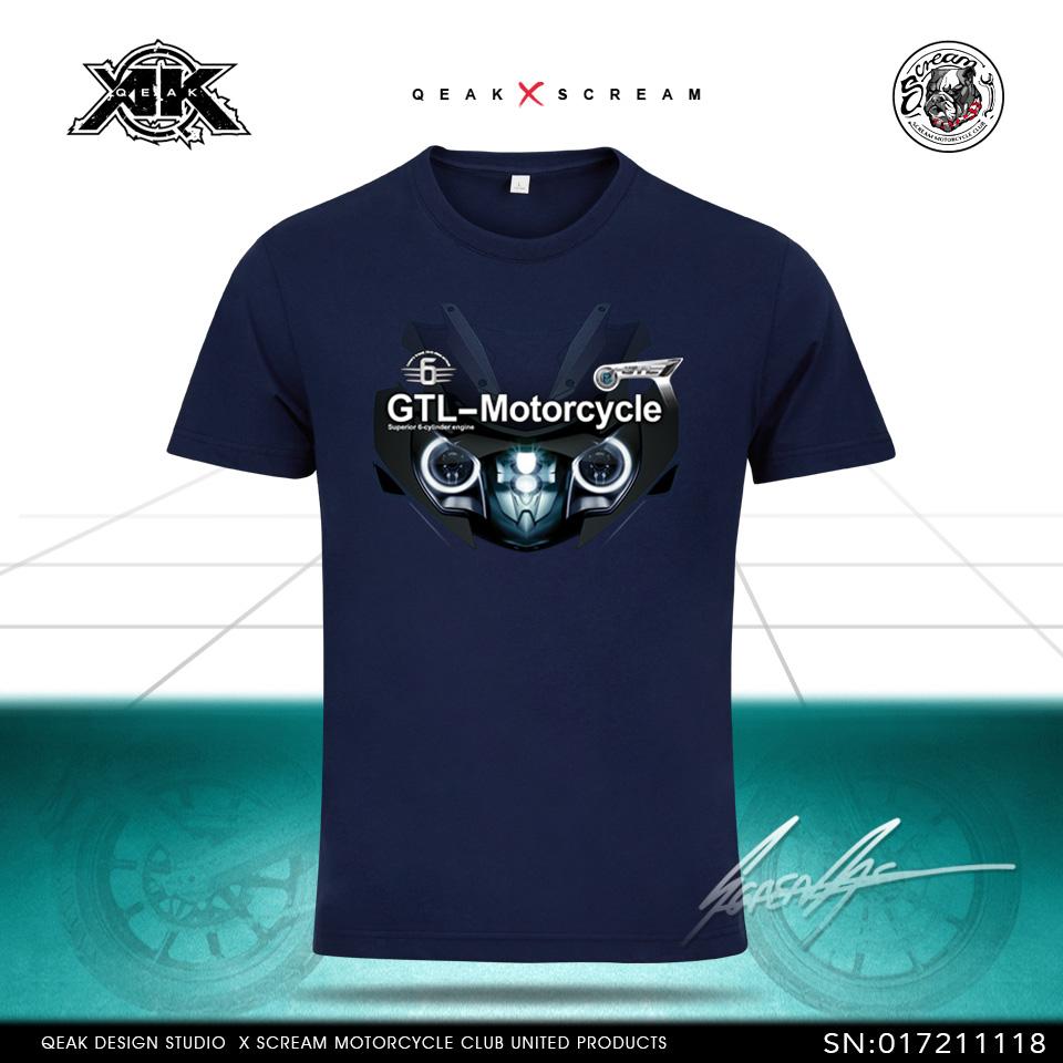 Motocykl Sześciocylindrowy K1600 GTL Motocykl Turystyczny Męski Wiosna Lato Krótki Rękaw T-shirt Duży Rozmiar T-shirt Wysoka Jakość i