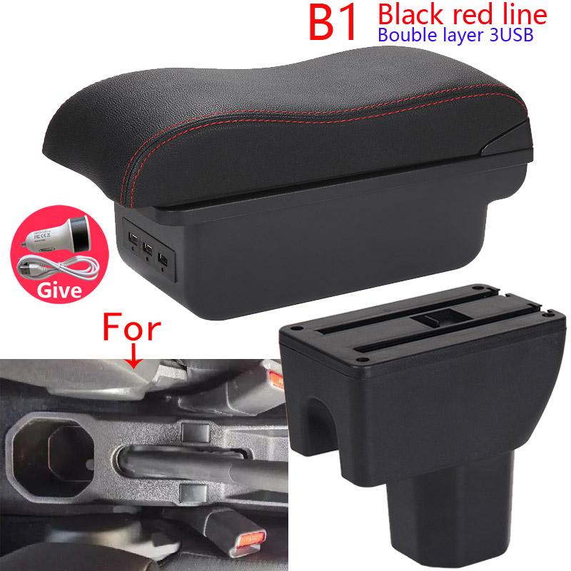 For Suzuki Ignis Armrest Box For Suzuki IGNIS Car Armrest Curved Surface leather Simple installation Car Storage Box Dedicated