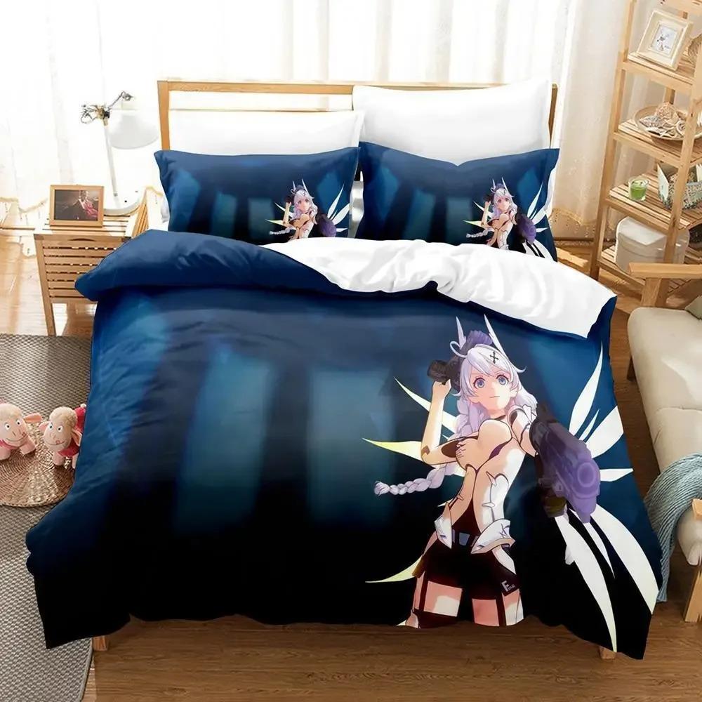 Honkai Impact 3 Bedding Set Single Twin Full Queen King Size Bed Set Aldult Kid Bedroom Duvet Cover Sets 3D Print Kawaii Anime