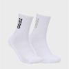 CLOUD ZERO ZERO Crew Socks (2P) (0097051) CZFAF1SC902BG-WHITE