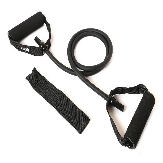 Resistance Tube with Handles and Home Gym Bands and Travel Weight Exercise Physical Therapy and Home Fitness Build Arm Shoulder (40 LBS (Medium))