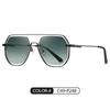 New Metal Polarized Sunglasses JS8575Outdoor Sun Protection Driving Sunglasses Fashionable Men's Square Frame Sunglasses