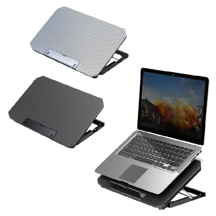 Foldable Adjustable Laptop Cooling Pad with 2 Quiet Fan For Notebook With Adjustable Heights And USB Connection