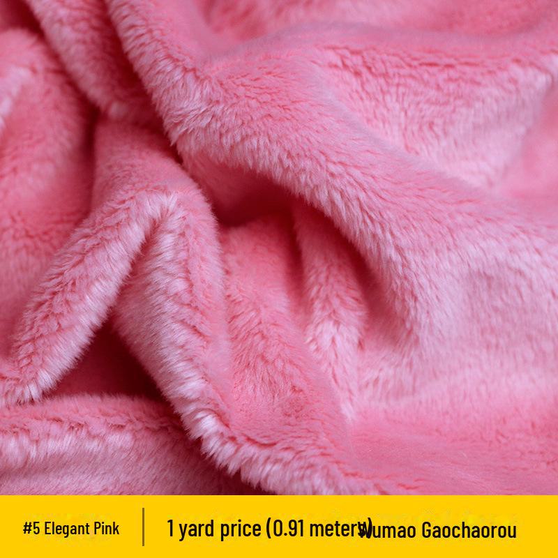 5mm Ultra-Soft Crystal Plush Fabric for Doll Pillows
