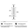 M12*1.25 To M12*1.5 Tall Lug Bolts To Studs 58MM 20PCS Wheel Stud Conversion Kit