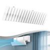White Wind Deflector Airflow Deflector For Comfort Hvac Airflow Management Energy-efficient Cover ABS Material