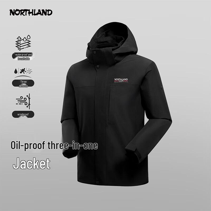 Nothland 3-in-1 Weatherproof Outdoor Jacket NWJFH5210S