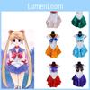 Impresionante Vestido Estilo Sailor Moon Con Exquisita Mano de Obra Para Cosplay de Halloween