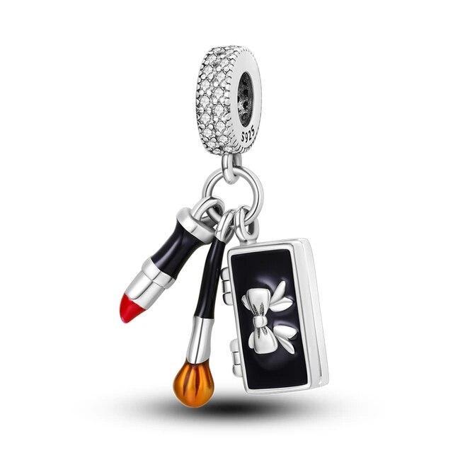Charms Plata De Ley 925 Sterling Silver Glow-in-the-dark Bulb Firefly Dangle Charm Fit OriginalNew Bracelet Women Jewelry