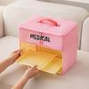 Portable Hand Carry Medicine Storage Box Foldable Multiple Drawer Compartment for Organized Home Use
