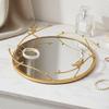 Decorative Tray Nordic Design Acrylic Mirror Storage Light Elegant Perfume