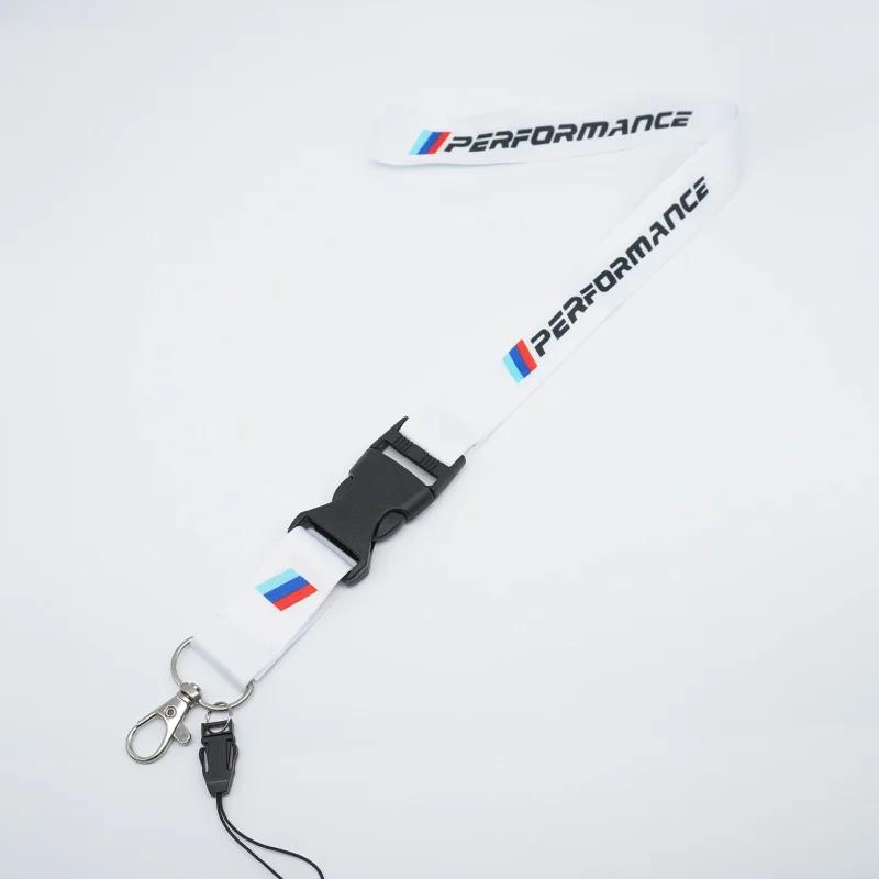 

Car Sticker Hot 2025 Lanyard Nylon Car Emblem Keychain Work Card ID Cell Phone Keyring for BMW m Performance e90 e60 e46 Car-Sty for bmw