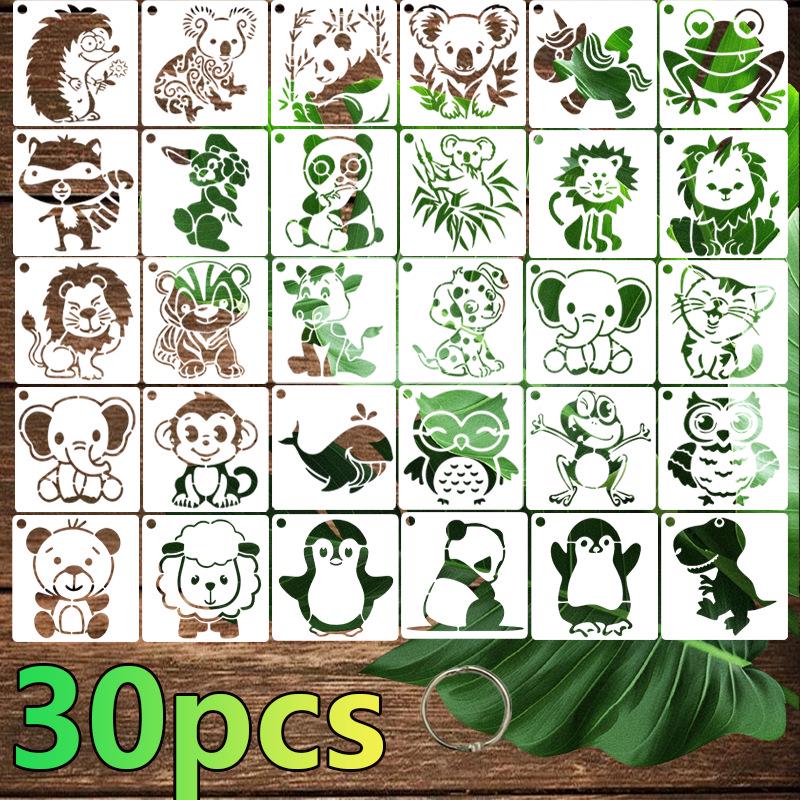 Hot Sale: 30 Animal Painting Templates