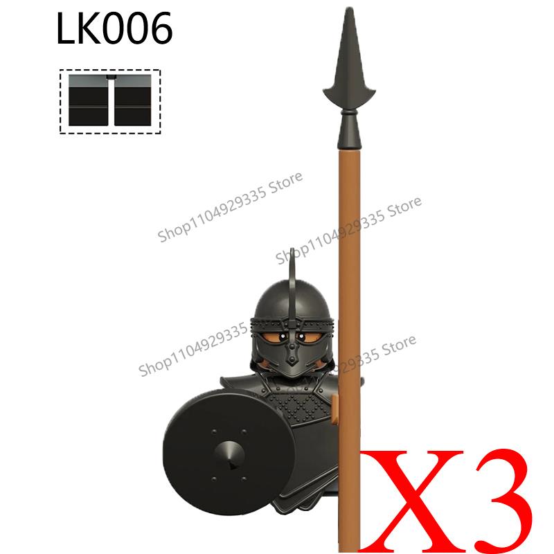 Medieval Knight Figures Building Blocks Elf Guard Dwarf Warrior Wild Boar Sheep Mount Fantasy Movie Character Soldier Bricks Toy