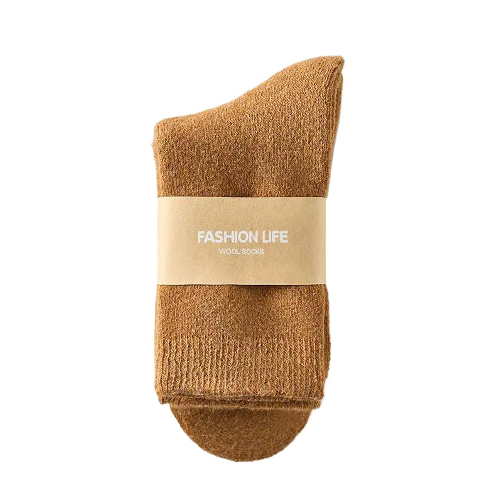 

1/5 пар Мужские Женские Шерстяные Носки для Пар Однотонные Зимние Снежные Рождественский Подарок Утолщенные Теплые Флисовые Петлевые Носки Антифриз One Size