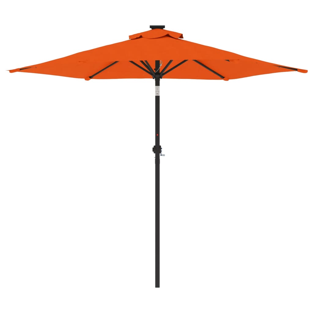 Sun Umbrella with Steel Pole Terracotta 225x225x212 Cm