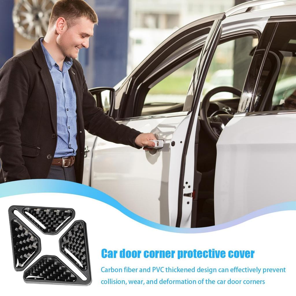 Car Door Edge Guard, Car Door Corner Cover, Carbon Fiber