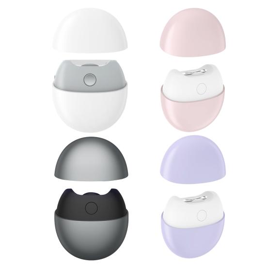 3-In-1 Automatic Electric Nail Clipper with Light Kids Adults Seniors Nail Trimmer Adjustable Speed Baby Manicure Grinding File Fingernail Cutter