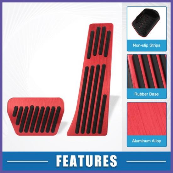 Gas Brake Pedal Cover for BMW 1 2 3 4 5 7 Series 14-19 Aluminum Alloy