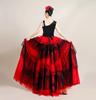 Mode Plus Size Spansk Flamenco Klänning Kvinnlig Magdansklänning Underbar Scenframträdande Lagkläder Zigenarklädsel