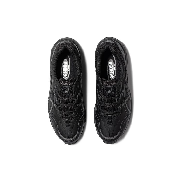 Asics Gel-1090 Fabric Synthetic Leather Fashion Retro Sports Low-Top Lifestyle Shoes Unisex Sneaker Black Gray 1203A243-001
