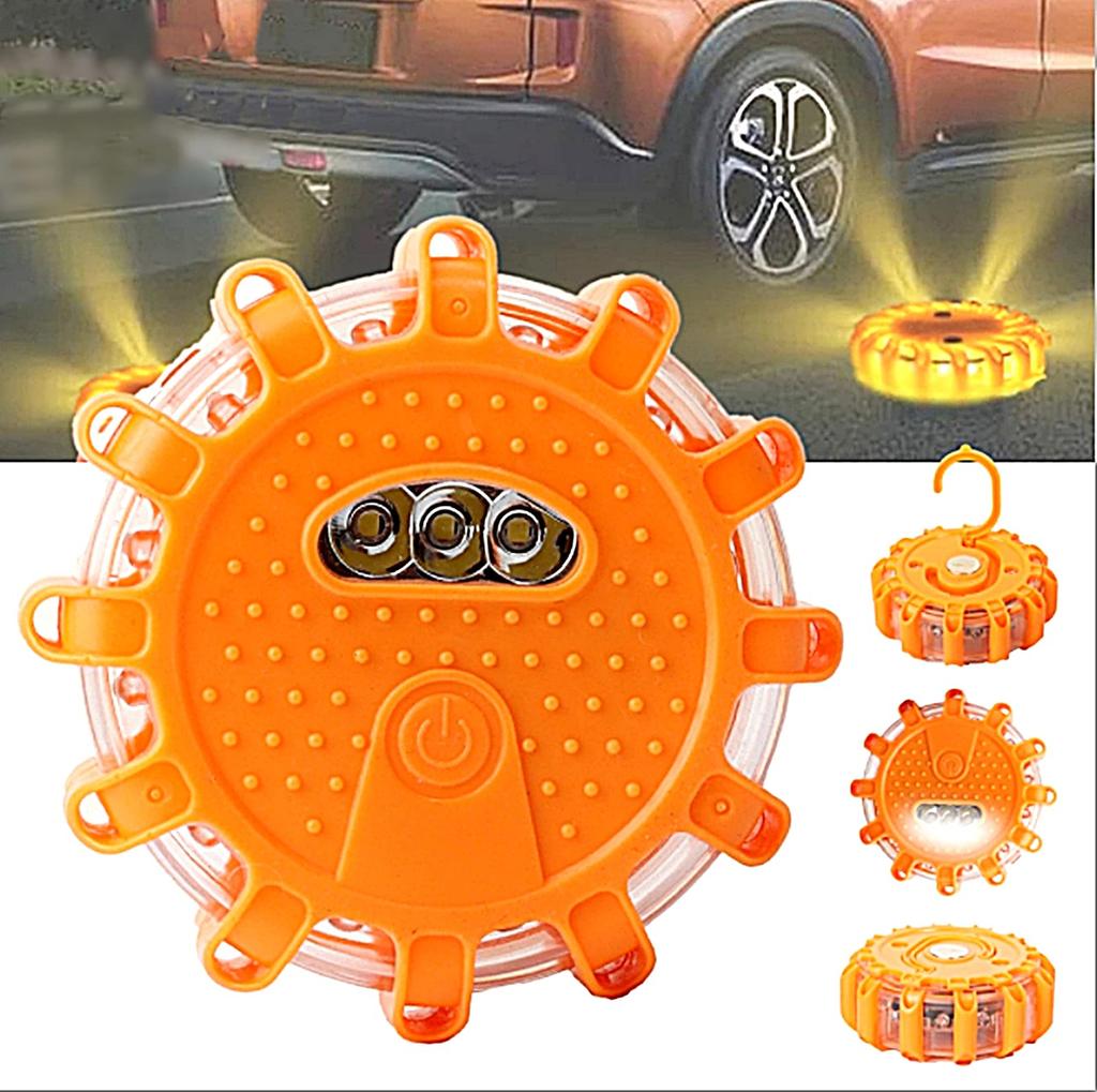 [TradeWind] LED Warning Light Battery Operated with Magnet 12+3LED Emergency