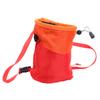 Rock Climbing Magnesium Powder Chalk Bag Outdoor Mountaineering Antiskid Equipment(red )