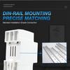 Dual Display 40A 63A 80A 230V Din Rail Adjustable Digital Over Under Voltage Relay Surge Protector Limit Over Current Protection