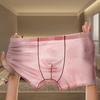 Men Boxer Underwear Low-rise Perspective Thin Shorts Panties Perspective Embroidery Lace Owl Pattern U-convex Underwear
