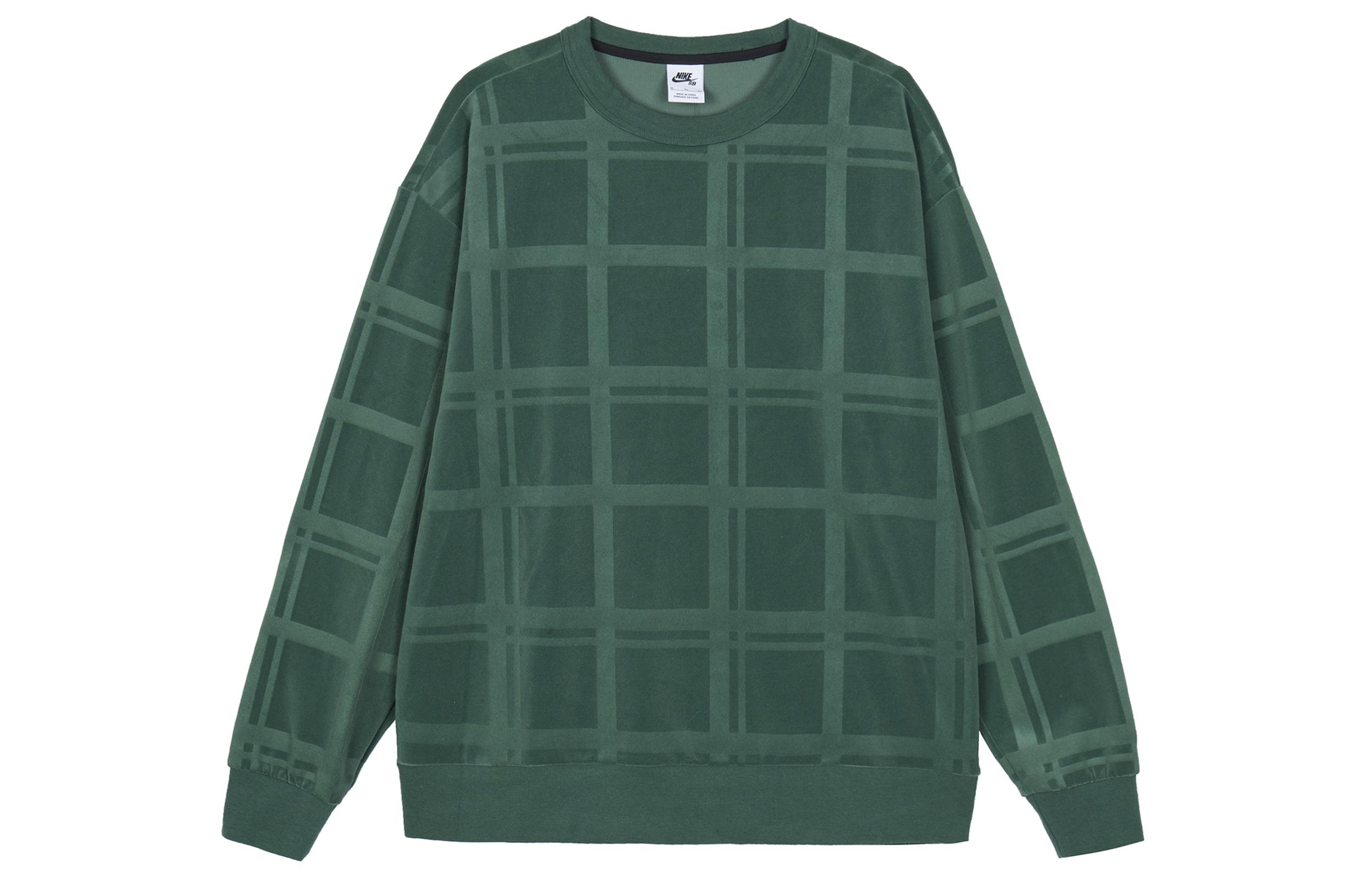 Nike Sweatshirts Men s Green Crew Neck Moderate Other DA4260-333 M