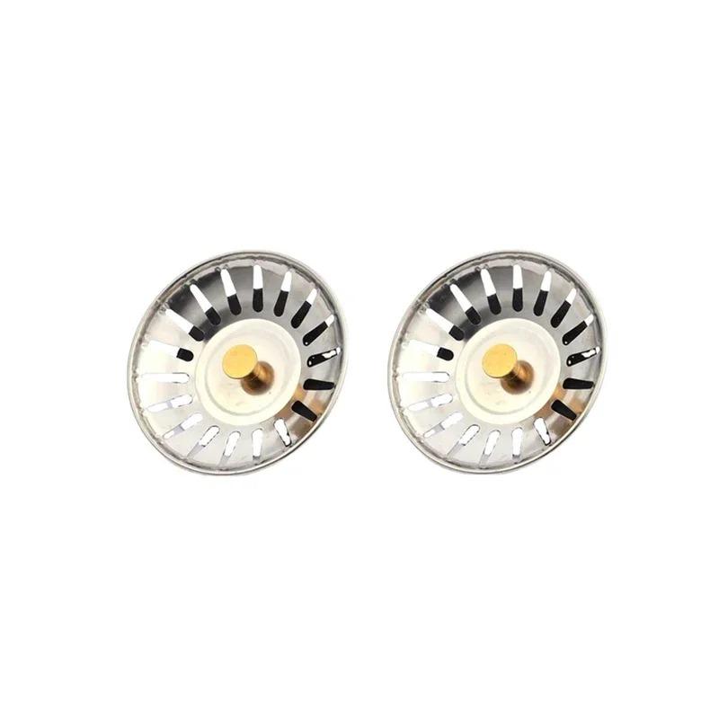 2pcs Kitchen Sink Strainer Stopper Waste Plug Sink Filter Filtre Sink Strainer Filter Floor Drain Kitchen Tools