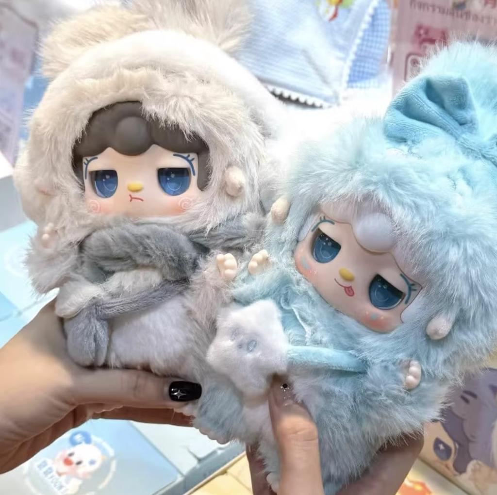 Yooki [Warm Rabbit] Plush Pendant Series [1 Piece] Gachapon Blind Box Figure Plastic Model Premium Soft Vinyl Toy Birthday Gift Original Character