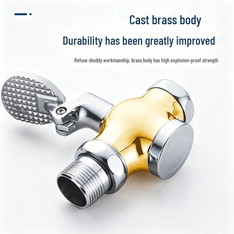 Chugong Foot-Operated Flush Valve for Squat Toilets
