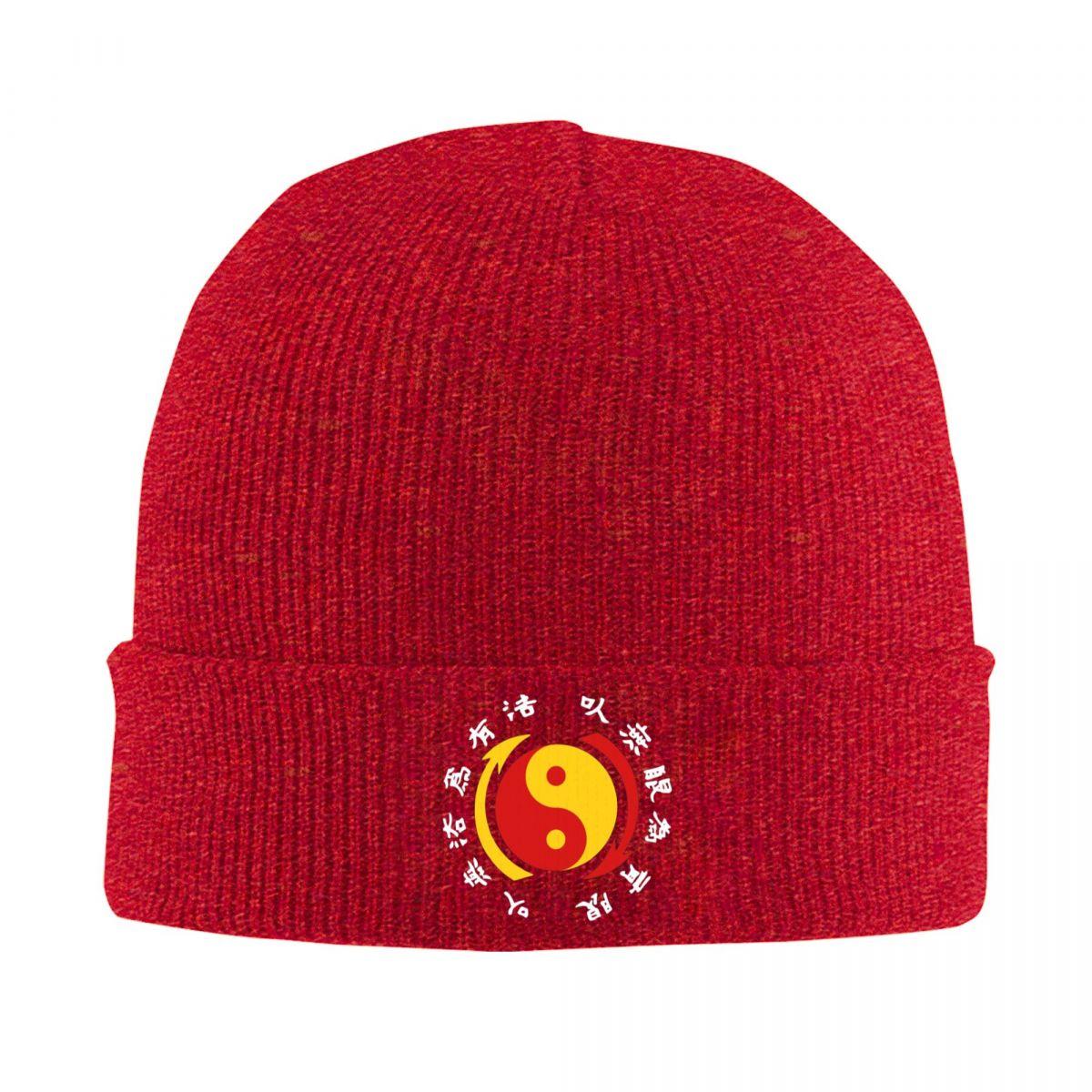 

JKD Jeet Kune Do Logo Warm Knitted Cap Winter Knit Bonnet Hat Skullies Beanies Hip Hop Caps for Unisex One Size