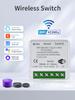 16A Tuya Smart WiFi Switch 2 Way Control RF433MHz Wireless Panel Switch DIY Module SmartLife APP Alexa Google Home Voice Control