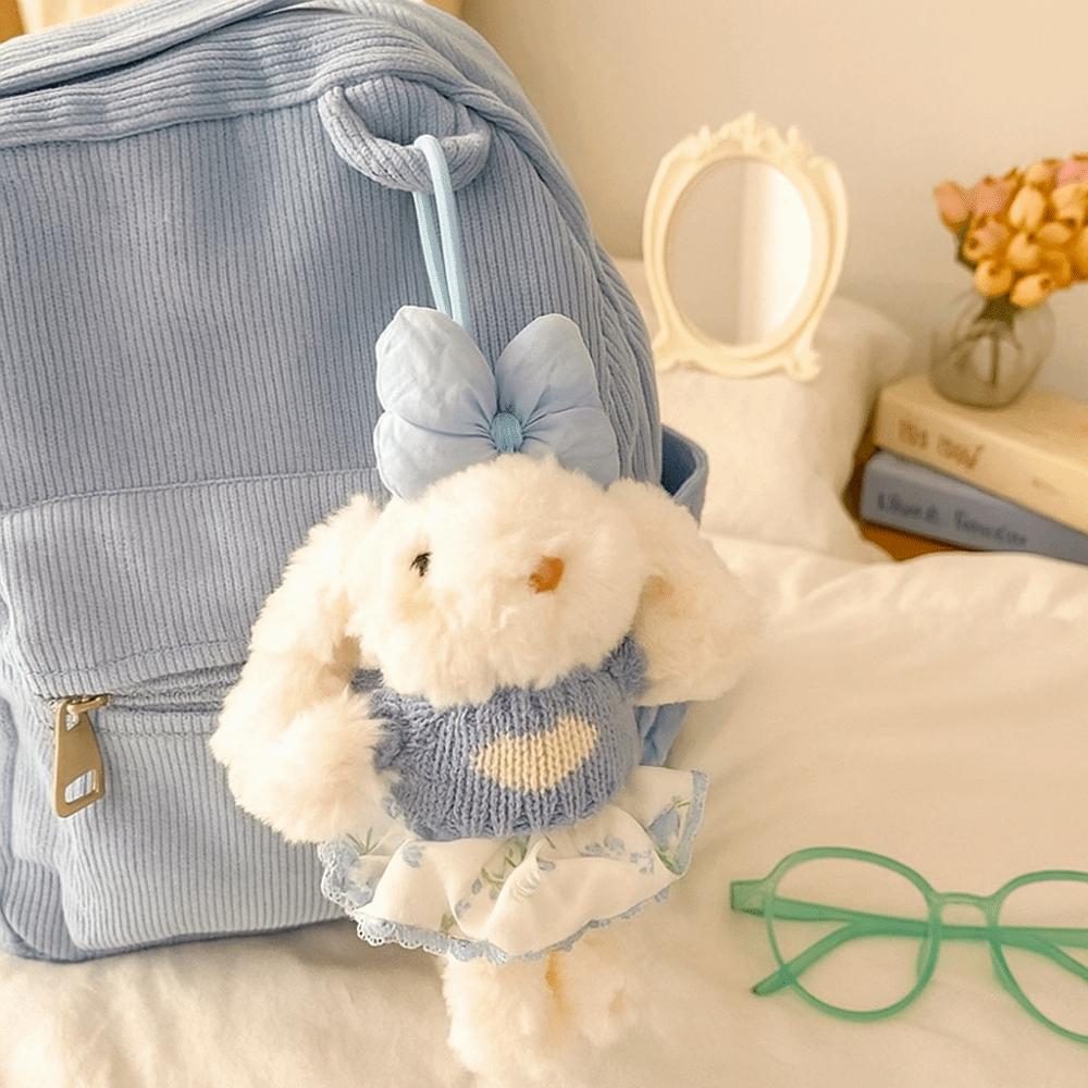Hanging Doll Keychain Soft Rabbit Keychain Creative Car Key Chain  Daily Use